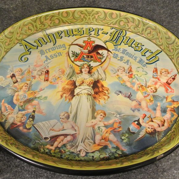 Anheuser Busch Serving Trays - Lot of 3 - Picture 1 of 6